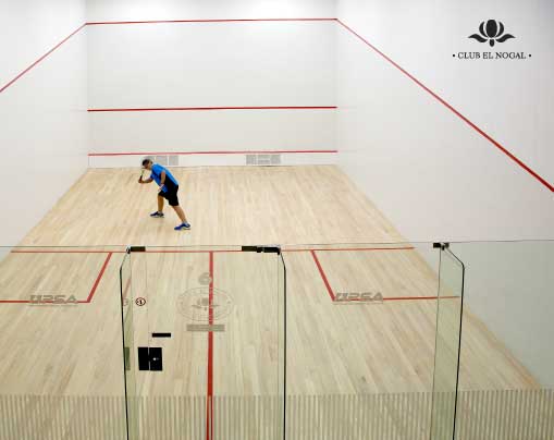 Canchas de squash en Bogotá en El Club el Nogal